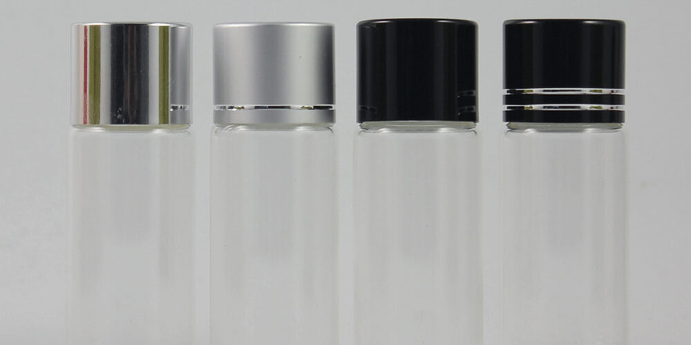 Empty Clear And Amber Glass Vials 10ml With Aluminum Cap