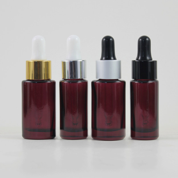 Wholesale Essential Oil Bottles, 10ml purple Glass Bottle With Dropper