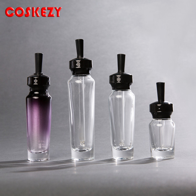 Wholesale Clear 15ml 30ml 50ml Skin Care Glass Bottle With Dropper