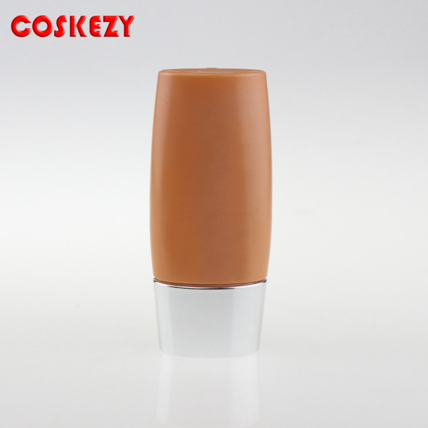Orange 50ml Cosmetic Packaging PET Bottle For BB Cream