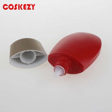 Cosmetic Packaging Lotion Tube, Red BB Cream Bottle