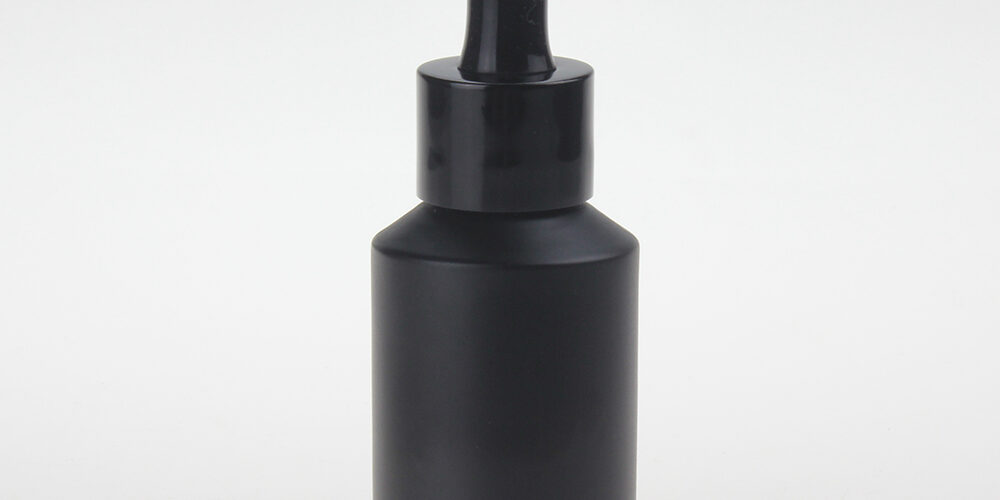 China Manufacture Black And Brown Glass Dropper Bottle