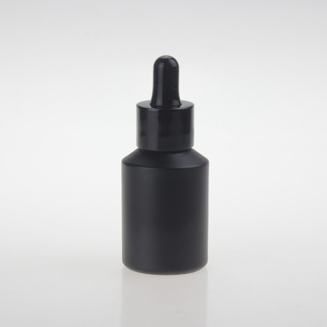China Manufacture Black And Brown Glass Dropper Bottle