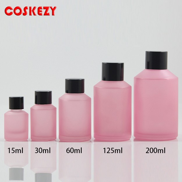 Wholesale Pink Essential Oil Glass Bottle