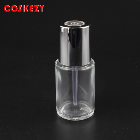 clear Glass Dropper Bottle, Full Size Essential Oil Glass Bottles