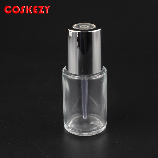 clear Glass Dropper Bottle, Full Size Essential Oil Glass Bottles