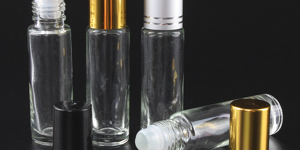 Wholesale Glass Roll On Bottle Clear And Frosted