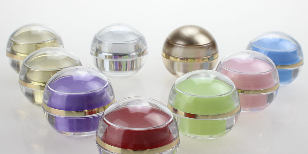Round Shape Mini 5g Plastic Jar For Eye Cream
