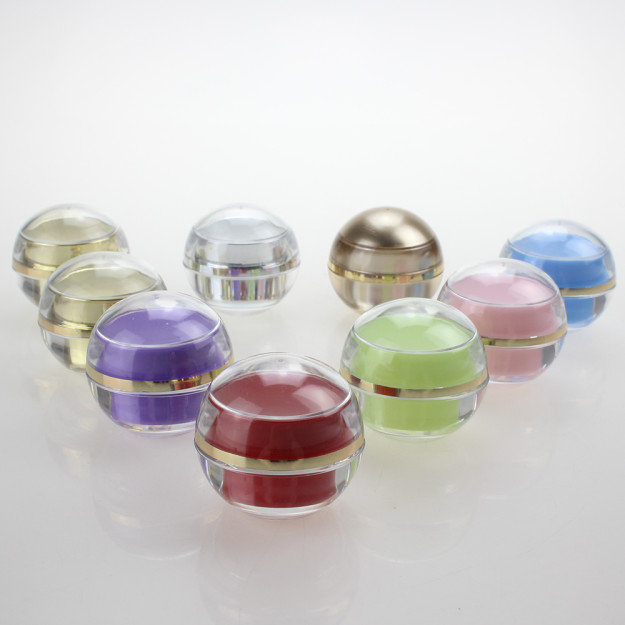Round Shape Mini 5g Plastic Jar For Eye Cream