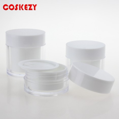 Empty 15g 30g 50g Plastic Jars For Facial Cream