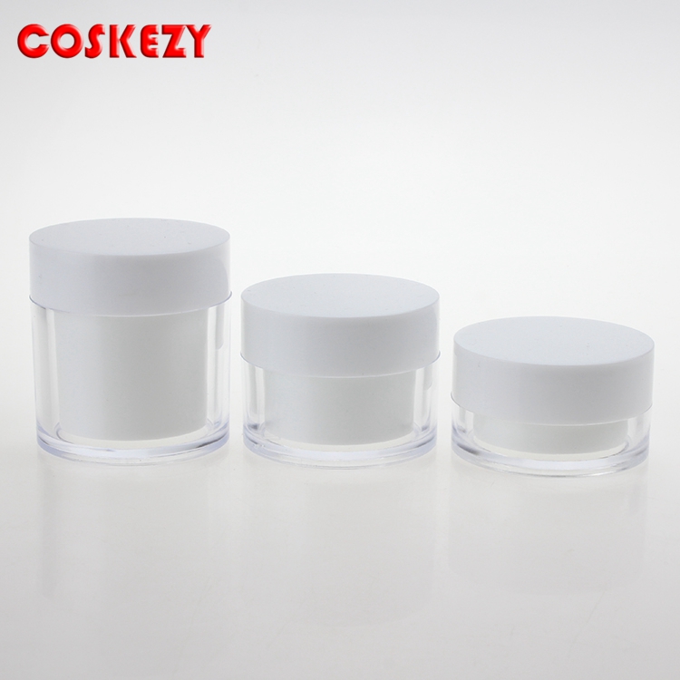 Empty 15g 30g 50g Plastic Jars For Facial Cream - CosPack