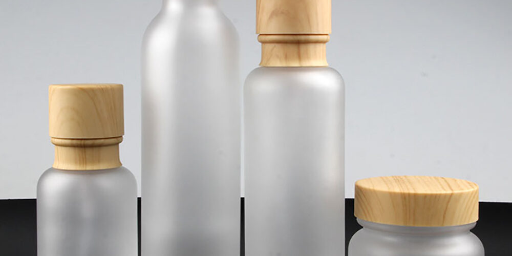 New Design Glass Lotion Bottle With Pump, Cream Jar With Screw Cap