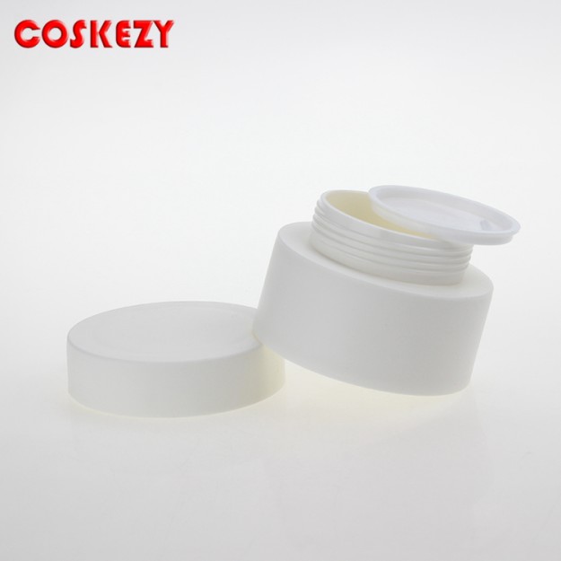 China Suppliers Round Shape White Cream Jar Mask Cream Jar 50g