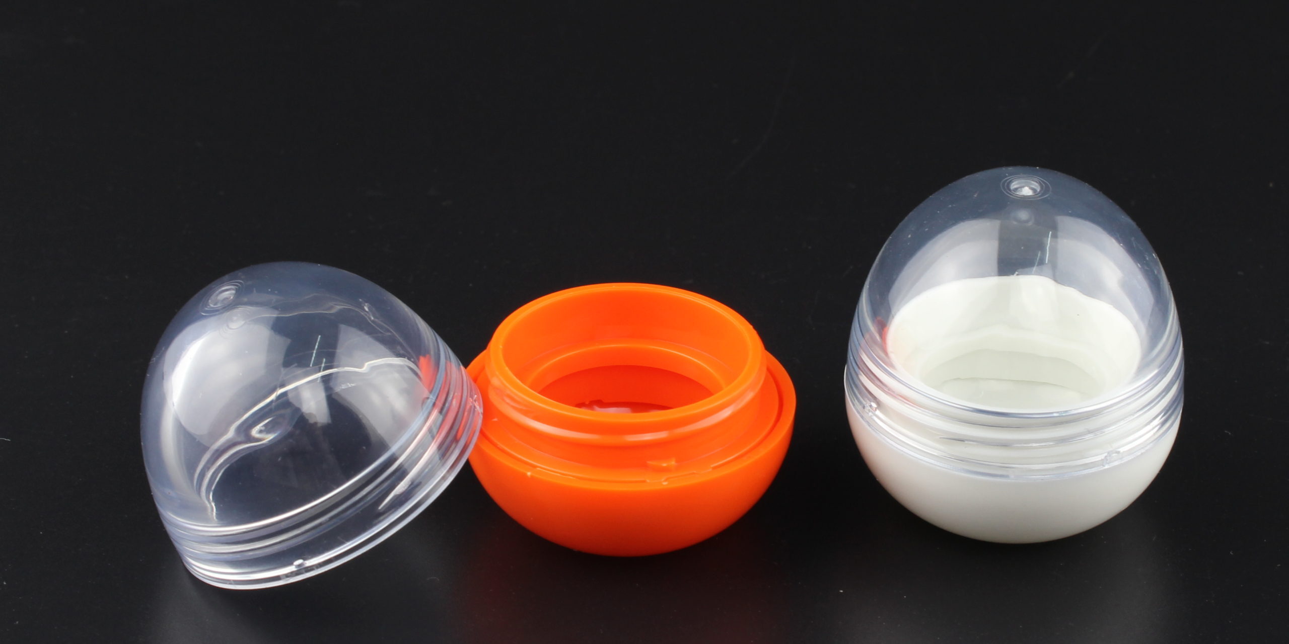 Hot Sale Ball Shape 10g Plastic Lip Gloss Bottles For Personal Skincare Packaging
