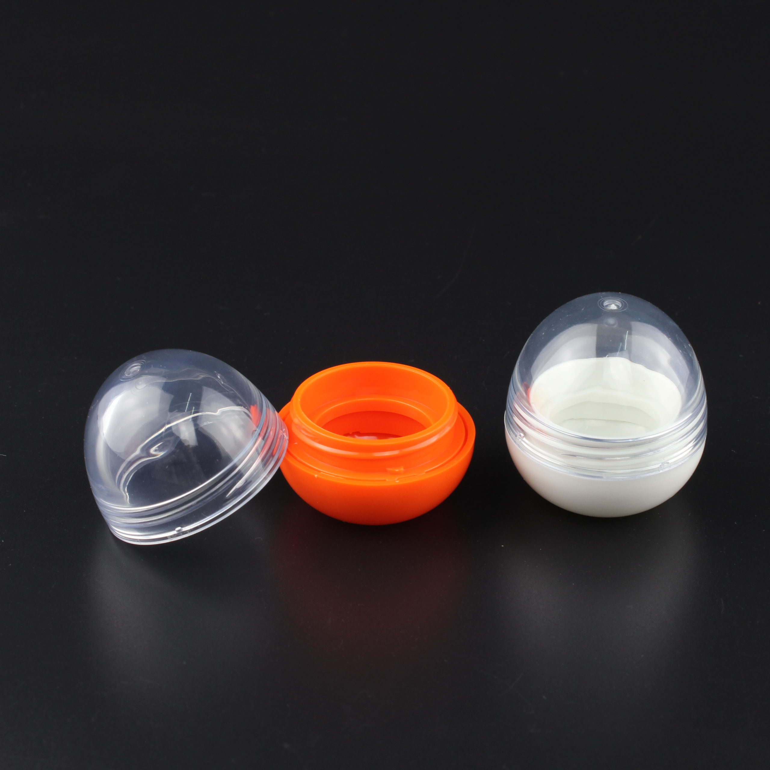 Hot Sale Ball Shape 10g Plastic Lip Gloss Bottles For Personal Skincare Packaging