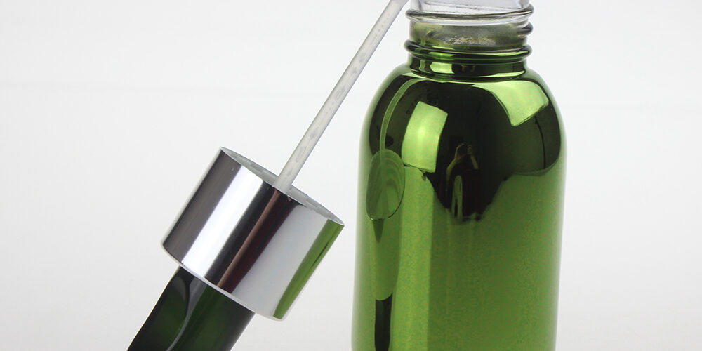 UV 30ml 40ml Lotion Glass Bottle With Pump