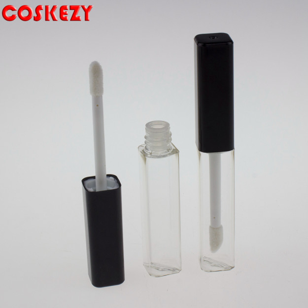 Makeup Packaging 4.5ml Empty Lip Gloss Tubes With Brush