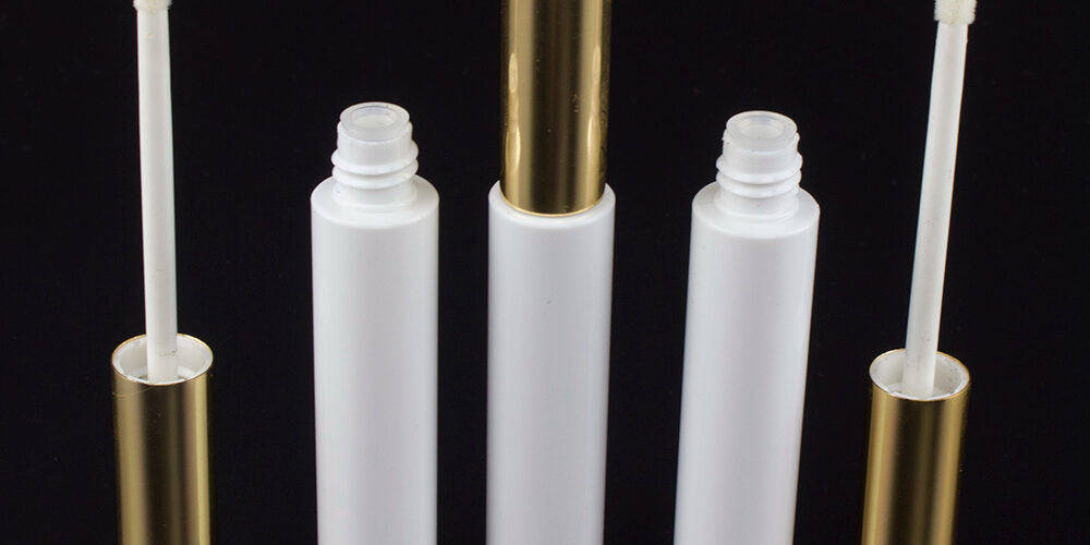 8ml Plastic lipstick Containers, White Lip Gloss Tubes