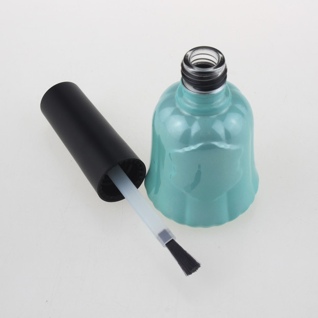 New Desing 12ml Cosmetic Glass Packaging Nail Polish Bottles