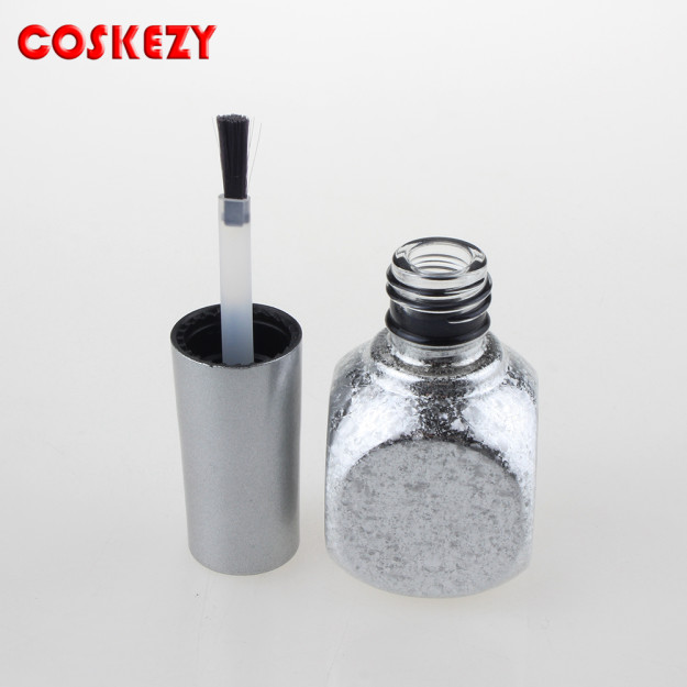 Empty Glass Bottle For Oil, 12ml Nail Polish Bottle With Brush