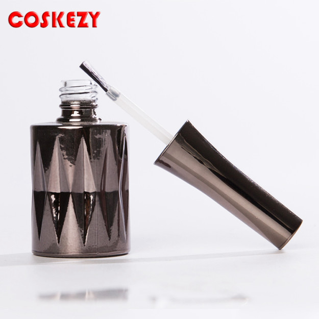Empty 14ml Glass Bottle With Brush, Wholesale Nail Polish Bottle