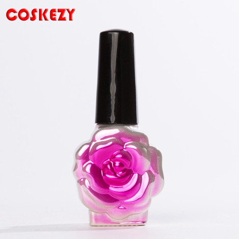Wholesale Flower Nail Polish Bottle With Brush 12ml