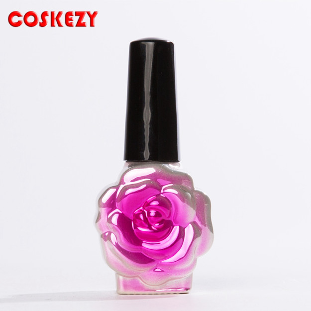 Wholesale Flower Nail Polish Bottle With Brush 12ml