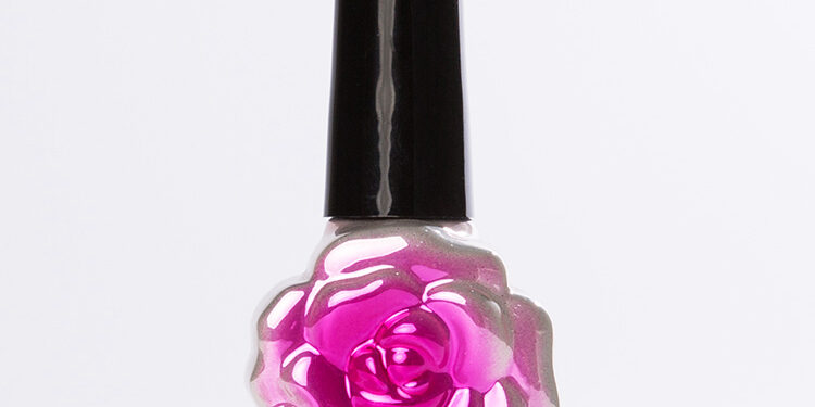 Wholesale Flower Nail Polish Bottle With Brush 12ml