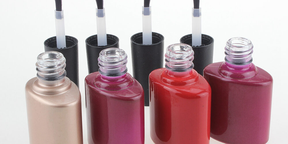 Empty Glass Bottles For Oil, 10ml DIY Glass Nail Polish Bottle In Stock