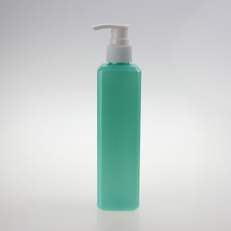 blue Plastic Cosmetic Container Lotion Bottle Whith Pump