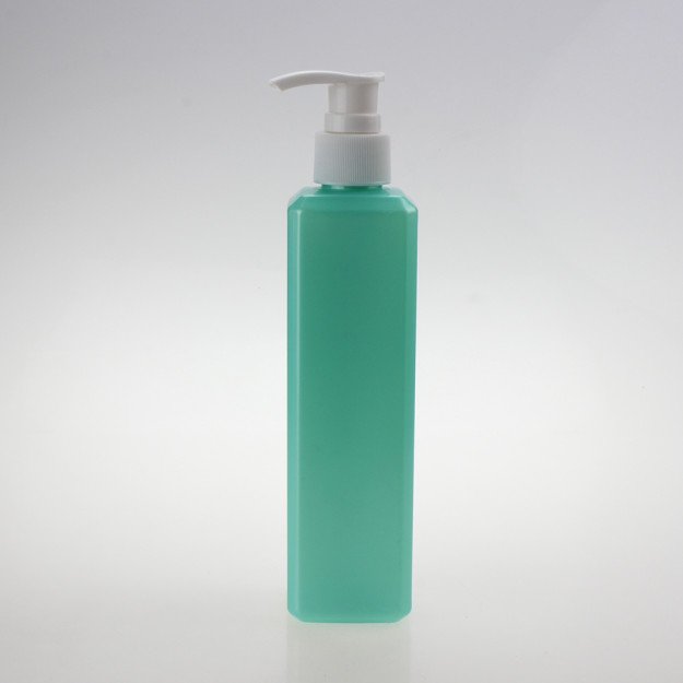 blue Plastic Cosmetic Container Lotion Bottle Whith Pump