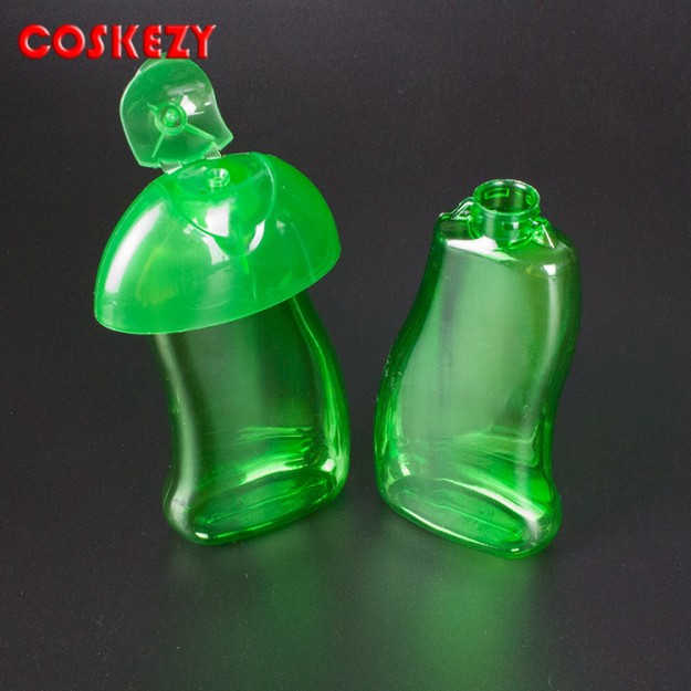 Mini Plastic Pet Of Children Cream Bottle, Cosmetic Packaging With Shape Of Mushroom