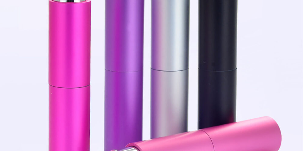 Wholesale 8ml Special Aluminum And Glass Perfume Bottles With Spray